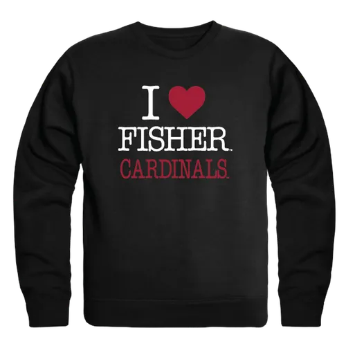 W Republic St. John Fisher Cardinals I Love Crewneck 552-739