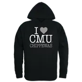 W Republic Cent. Michigan Chippewas I Love Hoodie 553-114