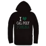 W Republic Cal Poly Pomona Broncos I Love Hoodie 553-201