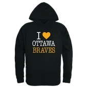 W Republic Ottawa Braves I Love Hoodie 553-253