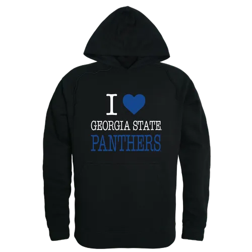 W Republic Georgia State Panthers I Love Hoodie 553-256. Decorated in seven days or less.