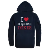 W Republic Duquesne Dukes I Love Hoodie 553-293