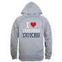 W Republic Duquesne Dukes I Love Hoodie 553-293