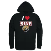 W Republic Southern Illinois Edwardsville Cougars I Love Hoodie 553-429