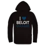 W Republic Beloit College Buccaneers I Love Hoodie 553-482