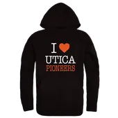 W Republic Utica College Pioneers I Love Hoodie 553-492