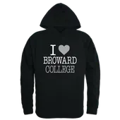 W Republic Broward College Seahawks I Love Hoodie 553-504