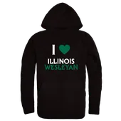 W Republic Illinois Wesleyan University Titans I Love Hoodie 553-525