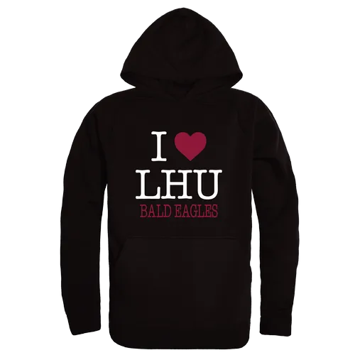 W Republic Lock Haven University Bald Eagles I Love Hoodie 553-533. Decorated in seven days or less.