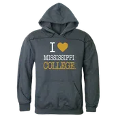 W Republic Mississippi College Choctaws I Love Hoodie 553-544