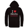 W Republic U Of Nebraska Omaha Mavericks I Love Hoodie 553-552