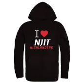 W Republic NJIT Highlanders I Love Hoodie 553-555