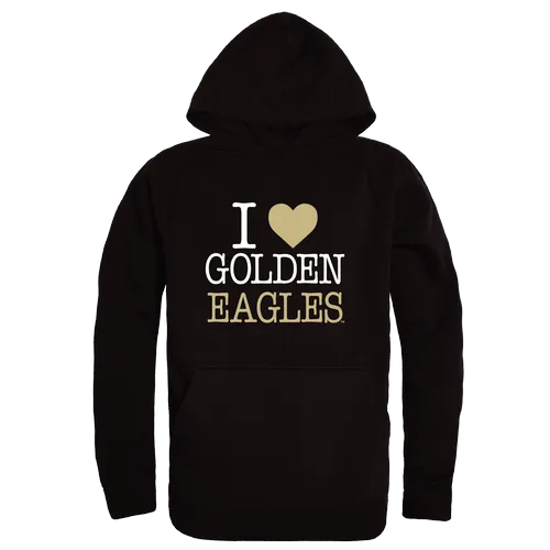 W Republic Oral Roberts Golden Eagles I Love Hoodie 553-566. Decorated in seven days or less.