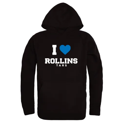 W Republic Rollins College Tars I Love Hoodie 553-577. Decorated in seven days or less.