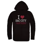 W Republic Sacramento City Panthers I Love Hoodie 553-578