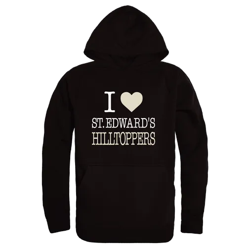 W Republic St. Edward's Hilltoppers I Love Hoodie 553-590. Decorated in seven days or less.