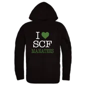 W Republic State College Of Florida Manatees I Love Hoodie 553-592