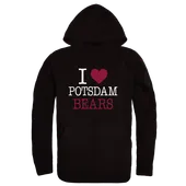 W Republic SUNY Potsdam Bears I Love Hoodie 553-593