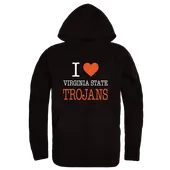 W Republic Virginia State Trojans I Love Hoodie 553-600