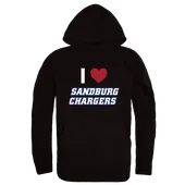 W Republic Sandburg Chargers I Love Hoodie 553-623