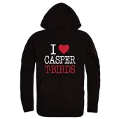 W Republic Casper College Thunderbirds I Love Hoodie 553-625