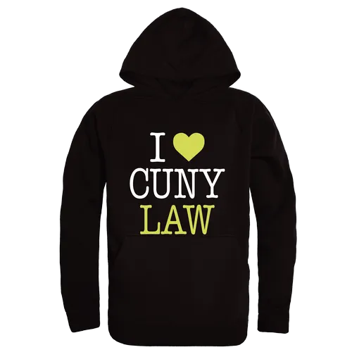 W Republic CUNY School Of Law I Love Hoodie 553-634. Decorated in seven days or less.