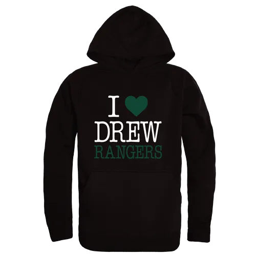 W Republic Drew Rangers I Love Hoodie 553-637. Decorated in seven days or less.