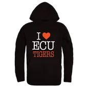 W Republic East Central University Tigers I Love Hoodie 553-638