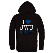 W Republic Johnson & Wales Wildcats I Love Hoodie 553-657