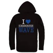 W Republic Kingsborough CC The Wave I Love Hoodie 553-660