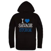 W Republic SE Oklahoma State Savage Storm I Love Hoodie 553-671