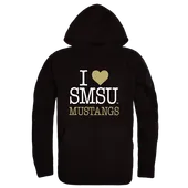 W Republic Southwest Minnesota State Mustangs I Love Hoodie 553-674