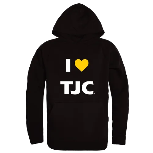 W Republic Tyler Junior College Apaches I Love Hoodie 553-680. Decorated in seven days or less.