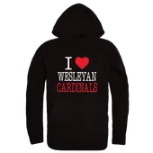 W Republic Wesleyan Cardinals I Love Hoodie 553-683