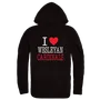 W Republic Wesleyan Cardinals I Love Hoodie 553-683