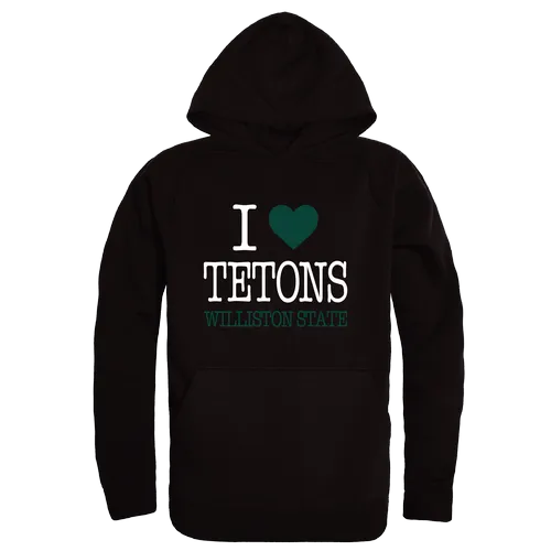 W Republic Williston State Tetons I Love Hoodie 553-684. Decorated in seven days or less.