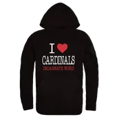 W Republic Incarnate Word Cardinals I Love Hoodie 553-687