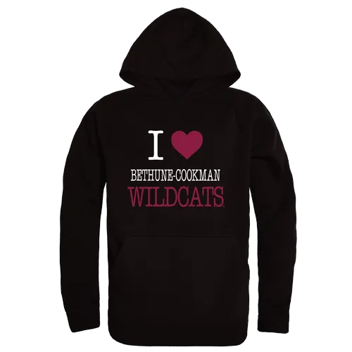 W Republic Bethune-Cookman Wildcats I Love Hoodie 553-692. Decorated in seven days or less.