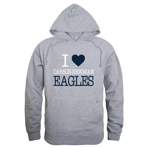 W Republic Carson-Newman Eagles I Love Hoodie 553-702. Decorated in seven days or less.