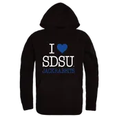 W Republic South Dakota State Jackrabbits I Love Hoodie 553-707