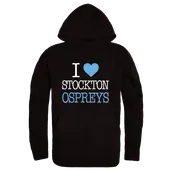 W Republic Stockton University Ospreys I Love Hoodie 553-711