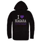 W Republic Niagara University Purple Eagles I Love Hoodie 553-723