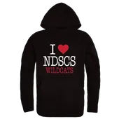 W Republic NDSCS Wildcats I Love Hoodie 553-724