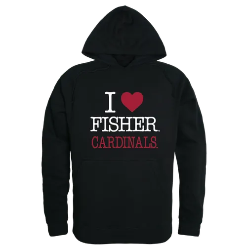 W Republic St. John Fisher Cardinals I Love Hoodie 553-739. Decorated in seven days or less.