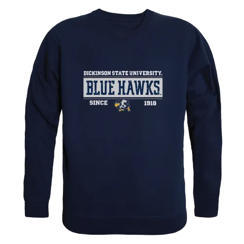 W Republic Dickinson State Blue Hawks Established Crewneck 544-514