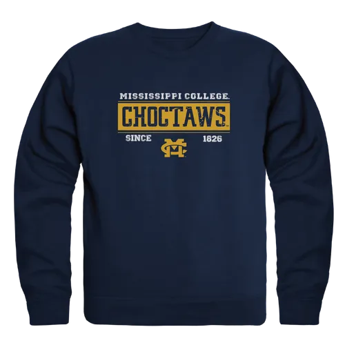 W Republic Mississippi College Choctaws Established Crewneck 544-544