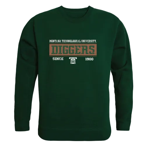 W Republic Montana Tech Orediggers Established Crewneck 544-550