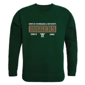 W Republic Montana Tech Orediggers Established Crewneck 544-550