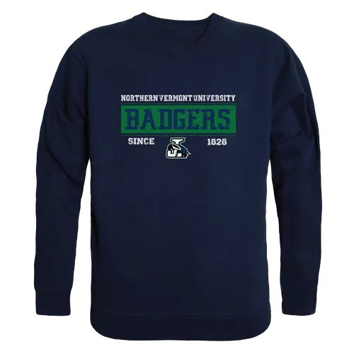 W Republic Northern Vermont Badgers Established Crewneck 544-559