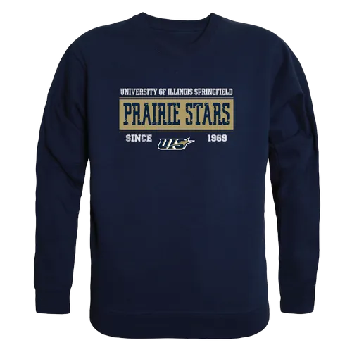 W Republic U Of Illinois Springfield Prairie Stars Established Crewneck 544-655